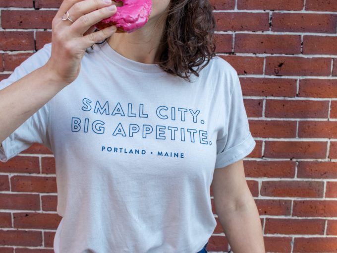 Portland Food Map short sleeve t-shirt